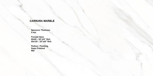 CARRARA MARBLE