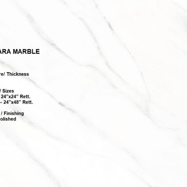 CARRARA MARBLE