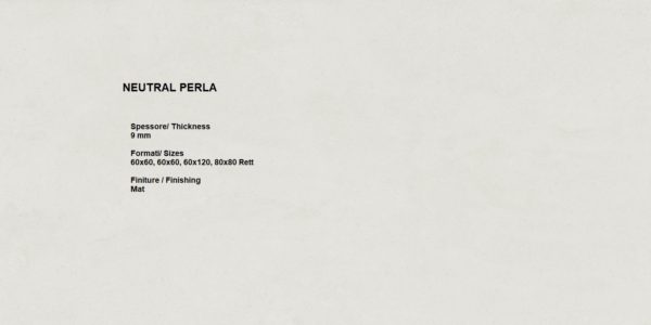 NEUTRAL PERLA
